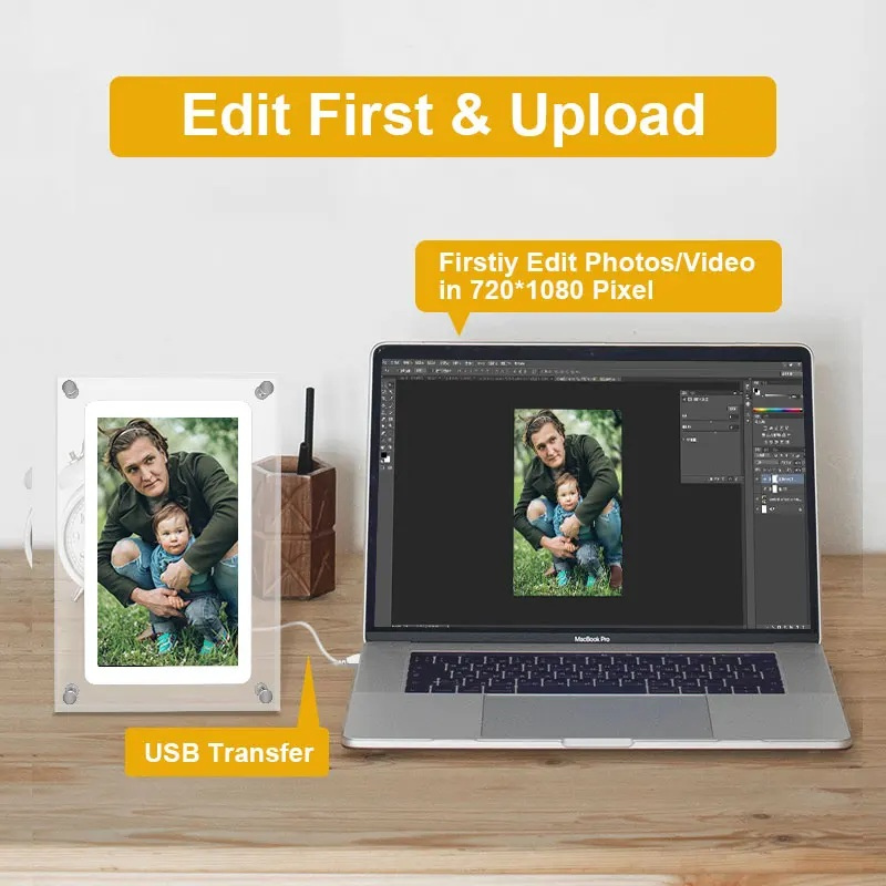 Acrylic Digital Photo Frame