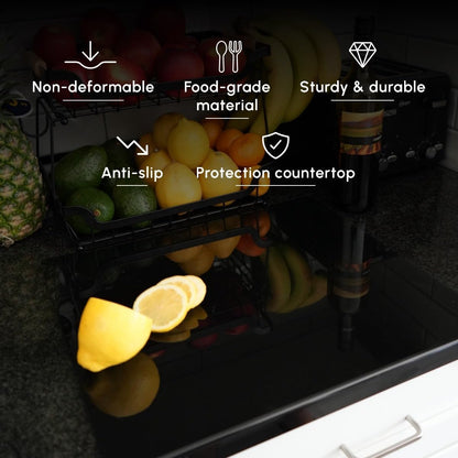 Black Non-Slip Cutting Board